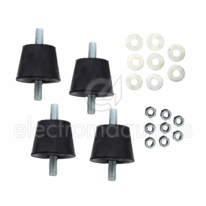 Conjunto de 4 amortecedores AG35 para unidade exterior de ar condicionado, referência 0287008010078.