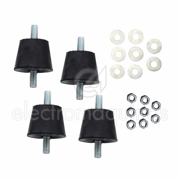 Conjunto de 4 amortecedores AG35 para unidade exterior de ar condicionado, referência 0287008010078.