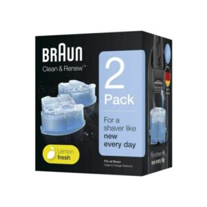 Recarga de centro de limpeza Braun Clean&Charge – 2 unidades.