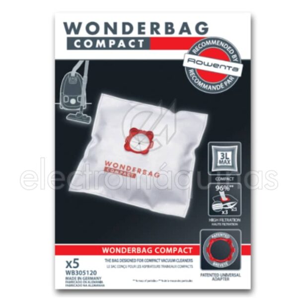 Sacos aspirador Rowenta WB305120