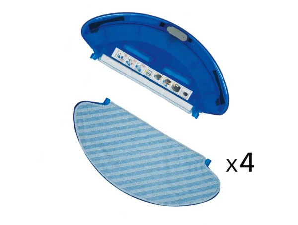 Suporte Mopa MicroFibra + 4 Mopas Rowenta ZR690002