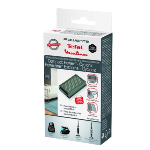 Filtro de substituição para aspirador Rowenta, referência ZR903501,RS-RT900586 e SS-7223035240.