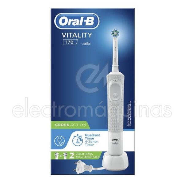 Escova de Dentes D170 Vitality Cross Action Branco 80327186 - Image 2