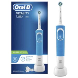 Escova de Dentes Braun D100 Vitality Cross Action Azul 80327146