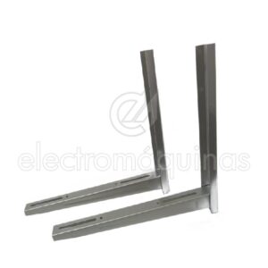 Suporte em inox para instalação de unidade de ar condicionado, medidas 45x45 cm, referência 474001450.