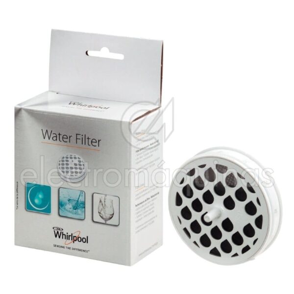 Filtro de água para frigorífico Whirlpool, referência 481010764471 / C00387612.