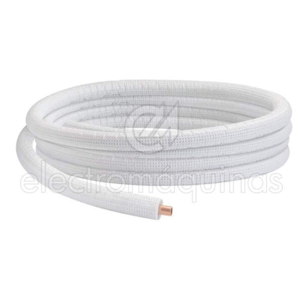 Tubo Cobre Isolado 34 1MM (Rolo 25M)