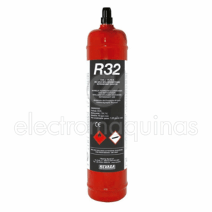 Gás refrigerante R32 em garrafa de 780 gramas / 990 ml, modelo TR32/1FE.