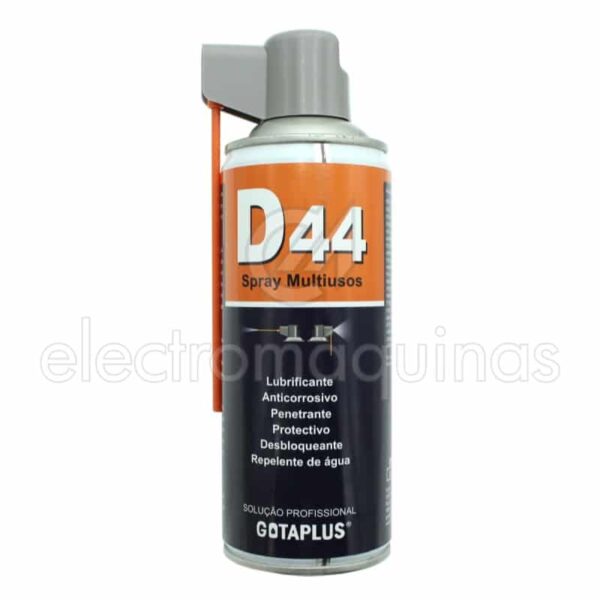 Spray lubrificante multiusos D44, embalagem de 400ml, referência 1087253006065.