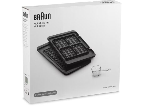 Conjunto de Placas Waffles para Grelhador Braun AS00006348