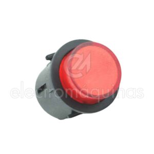 Interruptor Redondo Vermelho 4T 16A 1287181903184