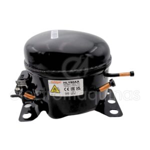 Compressor para frigoríficos, arcas e sistemas de refrigeração R600 1/6 baixa aspereza, referências BPK1111Y, HMK80AA e BFM8.