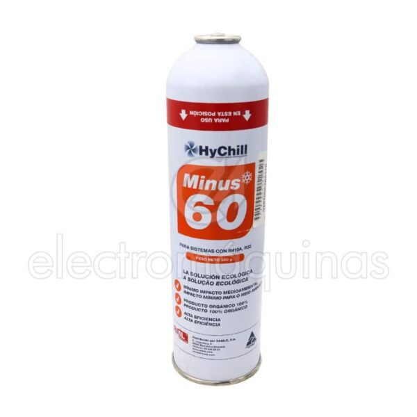 Gás refrigerante orgânico substituto compatível com sistemas que utilizam R32, R410A e gases equivalentes, referência 0287000385116.