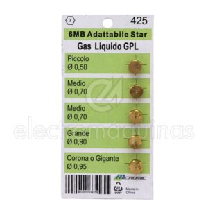 Injetor para Fogão Universal/Star Gás Butano (Kit) Diâmetro 6Mb 0387177012175