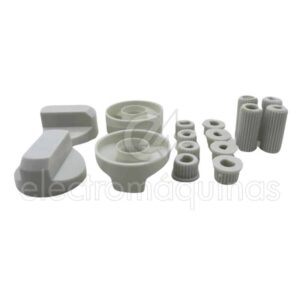 Manípulo para Fogão Universal Branco (4Un.) 0387047018344