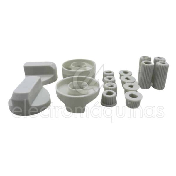 Manípulo para Fogão Universal Branco (4Un.) 0387047018344