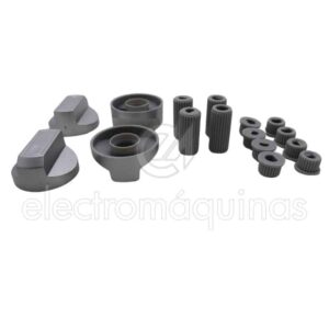 Manípulo para Fogão Universal Cinza (4 Un.) 0387047019344