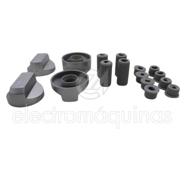 Manípulo para Fogão Universal Cinza (4 Un.) 0387047019344