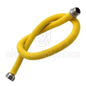 Tubo flexível universal para ligação de gás em fogões.