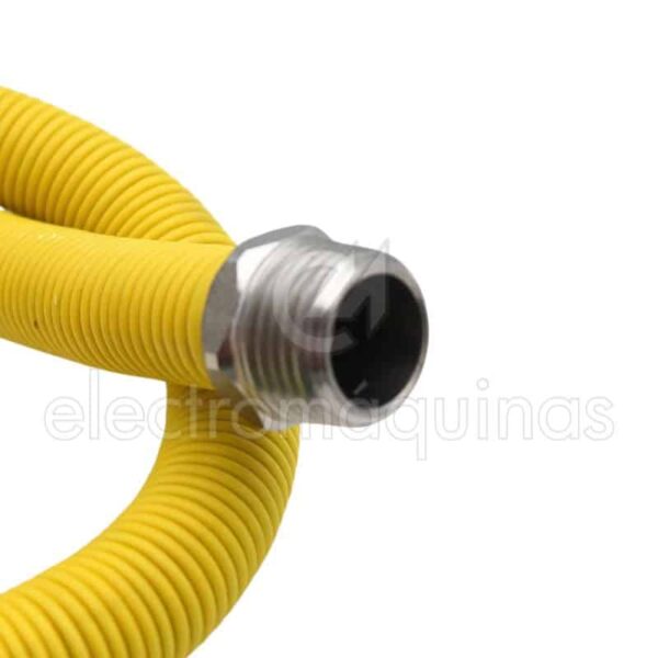 Tubo flexível universal para ligação de gás em fogões.