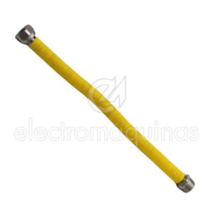 Tubo flexível universal para ligação de gás em fogões.