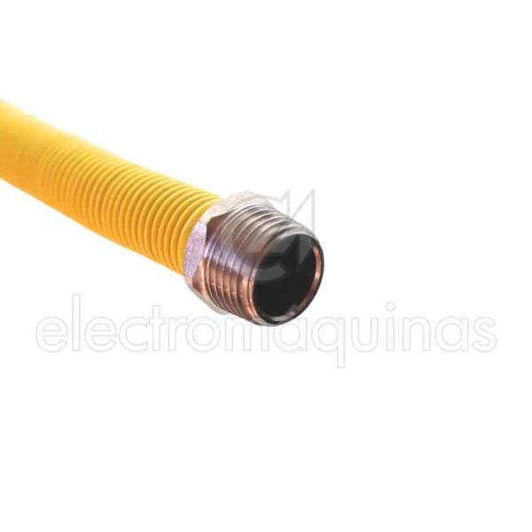 Tubo flexível universal para ligação de gás em fogões.