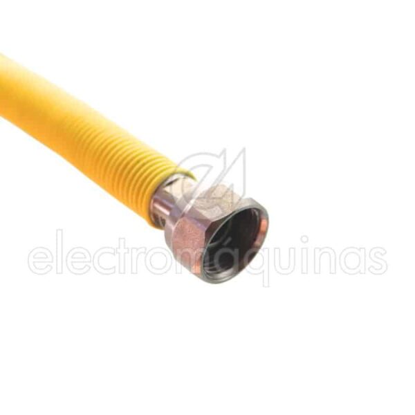 Tubo flexível universal para ligação de gás em fogões.