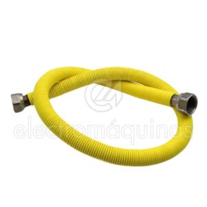 Tubo flexível universal para ligação de gás em fogões.