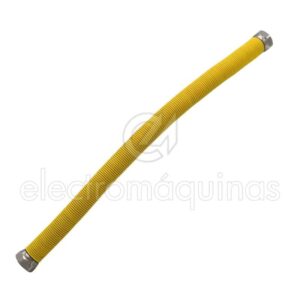 Tubo flexível universal para ligação de gás em fogões.