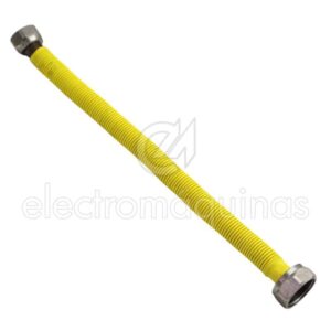 Tubo flexível universal para ligação de gás em fogões.