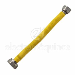 Tubo flexível universal para ligação de gás em fogões.
