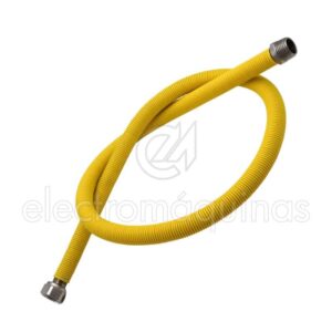 Tubo flexível universal para ligação de gás em fogões.