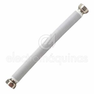 Tubo flexível universal para ligação de gás em fogões.