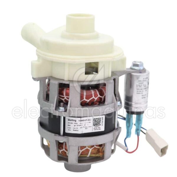 Motor de substituição para máquina de lavar loiça Teka, referências 99993147 e 81731265.