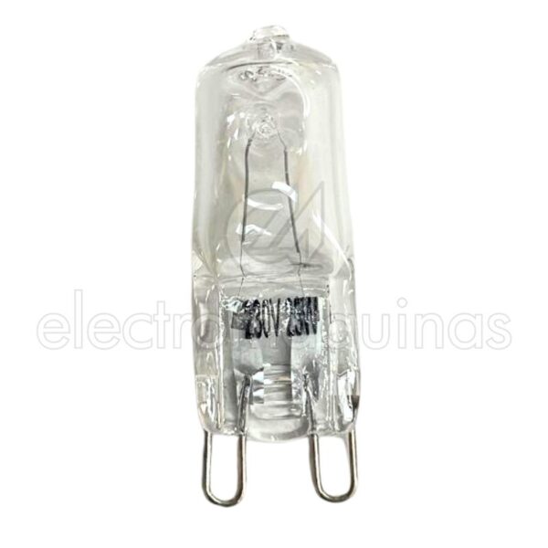 Lâmpada de halogéneo G9 25W 230V para forno Teka – Ref. 83140527.