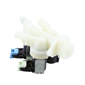 Electroválvula tripla para máquina de lavar roupa AEG 50297025004.