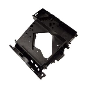 Armatura lateral direita original para máquina de café DeLonghi, ref. AS00005730, peça plástica rígida.