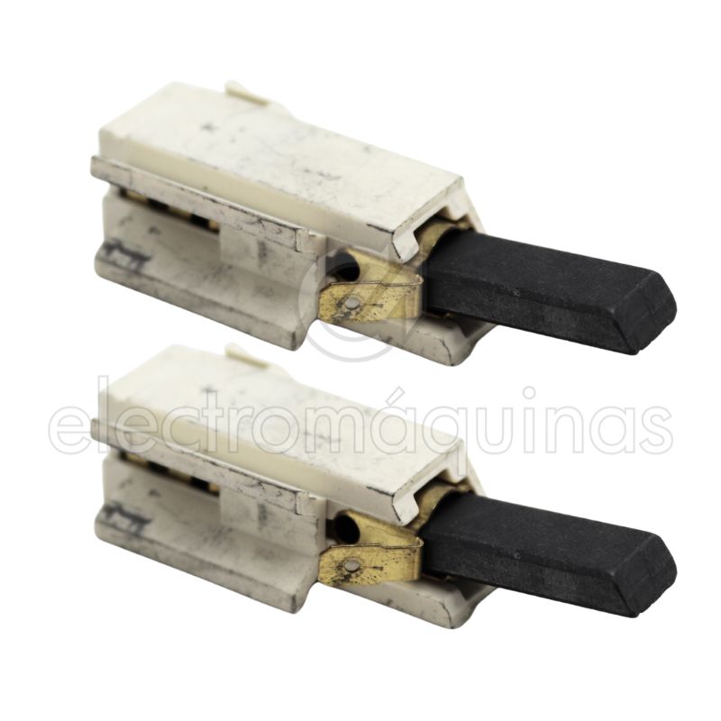 Escovas de carvão Hotpoint 5x10 mm com suporte 1000140143205 | C00197976 | 1600474 | 482000083438.