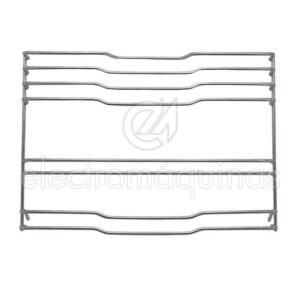 Grelha lateral cromada de suporte de bandeja para forno Teka, ref. 83116217 / 1542647