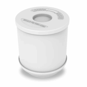 Imagem do cartucho anticalcário XD6400F0 Rowenta instalado no desumidificador, facilitando manutenção e filtragem de odores