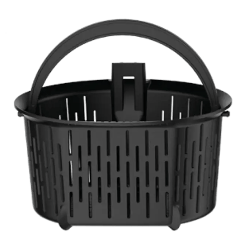 Imagem do cesto de vapor preto MS-652128 Moulinex para cozinhar legumes e carne a vapor no robot de cozinha