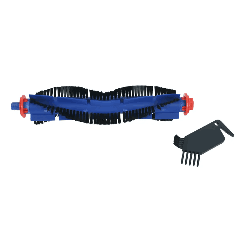 Imagem do rolo central ZR130003 Rowenta com cerdas e bandas de silicone, ferramenta de limpeza incluída, pronto para remoção de pelos e cabelos