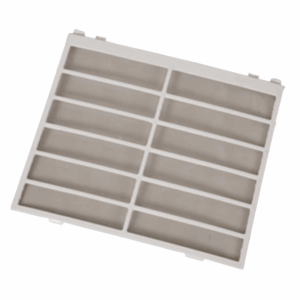 Imagem do conjunto filtro de ar CS-10000149 Rowenta, mostrando a limpeza com aspiração e água fria