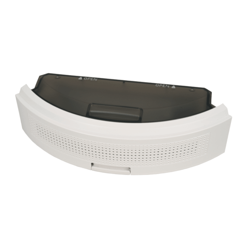 Imagem do recipiente de recolha de pó branco SS-2230002733 Rowenta removido do aspirador robot, pronto para esvaziamento