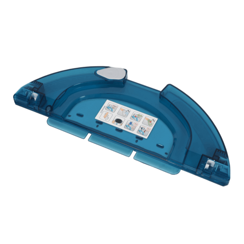 Imagem do depósito e suporte para esfregão azul SS-2230003243 Rowenta com toalhete de microfibra, pronto para limpeza húmida de pisos duros