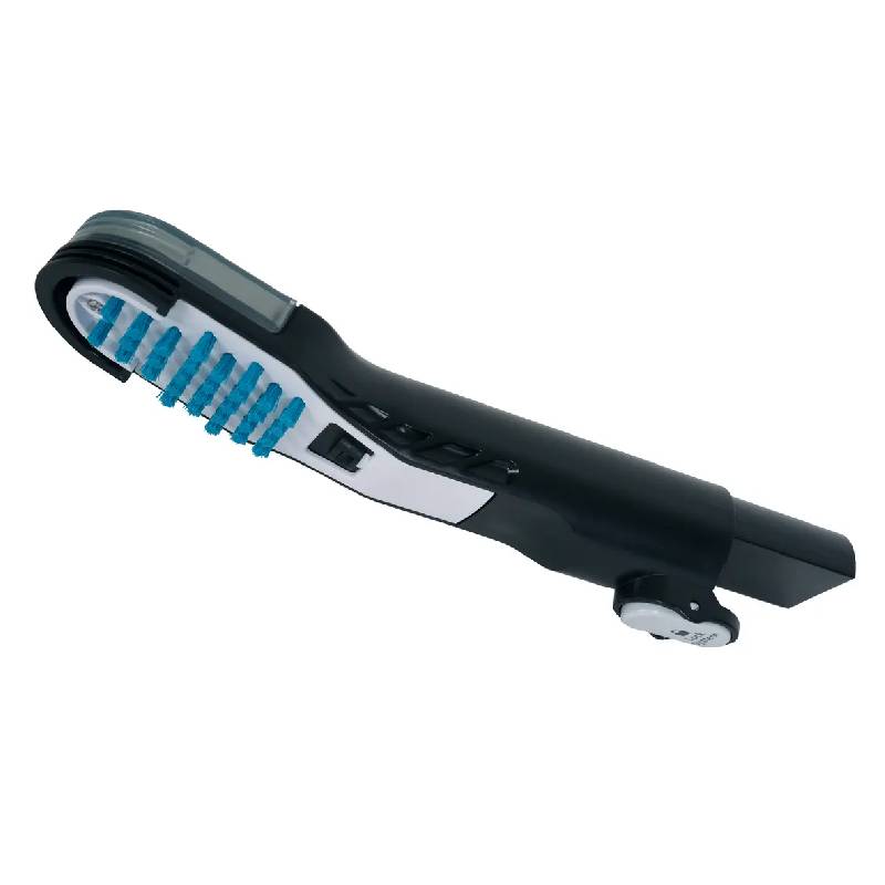 Imagem da escova de sapatos SS-9100057226 Rowenta encaixada na máquina de limpeza têxtil, indicada para calçado não delicado