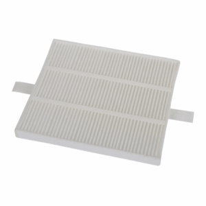 Imagem do filtro CS-10001051 Rowenta encaixado no desumidificador, garantindo retenção de partículas e bom funcionamento