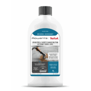 Imagem da solução de limpeza de estofos e tapetes 1 L XD5310F0 Rowenta, indicada para sofás, cadeiras, tapetes e interiores de automóveis