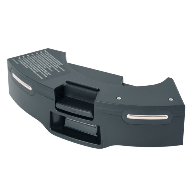 Imagem do módulo só aspirador SS-2230003828 Rowenta encaixado no aspirador robot, garantindo funcionamento e carregamento