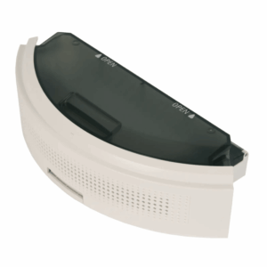 Imagem do depósito de pó RS-2230001914 Rowenta removido do aspirador robot, pronto para esvaziamento